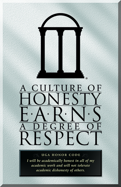 UGA academic honesty logo